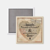 笑って生きる マグネット (正面/裏面)