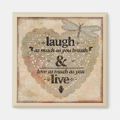 笑って生きる マグネット (正面)