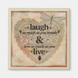 笑って生きる マグネット