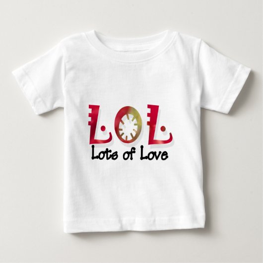 笑って ベビーTシャツ (正面)