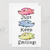 笑っ保て!歯カラフル魚 シーズンカード (正面/裏面)