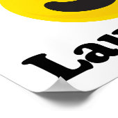 笑っ信じている ポスター (角)