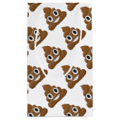 笑わされるなおもしろいのウンチemoji - Pooの漫画のデザイン スモールペーパーバッグ (裏面)