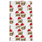 笑わされるなおもしろい猿Emoji -漫画のデザインをまねて下さい スモールペーパーバッグ (裏面)