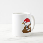笑わされるなクリスマスのウンチEmoji コーヒーマグカップ (正面右)