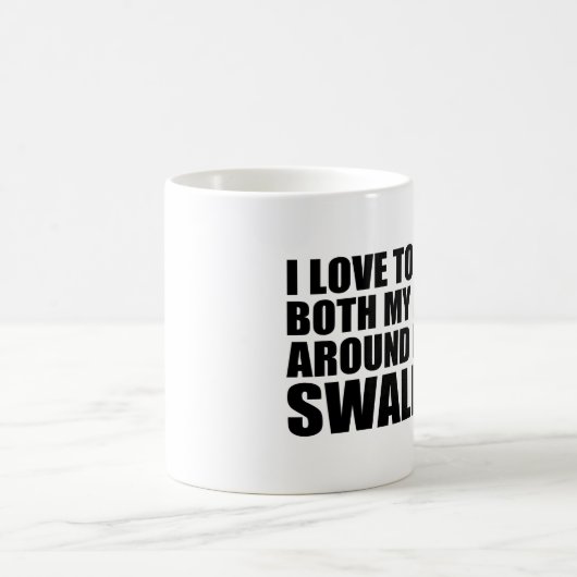 笑わされるなコーヒー引用文 コーヒーマグカップ (中央)