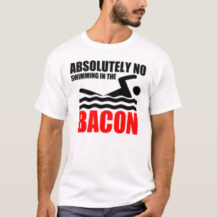 笑わされるなベーコン Tシャツ