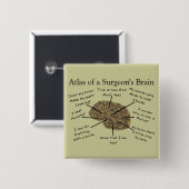 笑わされるな外科医のギフト 缶バッジ (正面&裏面)