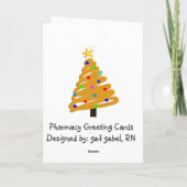 笑わされるな薬学のクリスマスカード シーズンカード (裏面)