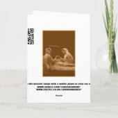 笑わされるよく得て下さい カード (裏面)