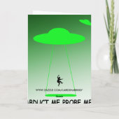 笑わされるクリスマスエイリアン奪取 シーズンカード (裏面)