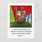 笑わされるクリスマス用はがき シーズンポストカード (正面)