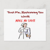 笑わされるナース ポストカード (正面)