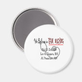 笑わされるナースTシャツとギフト マグネット (正面/裏面)