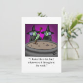 笑わされるハローウィンパーティ招待状 招待状 (スタンド正面)