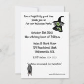 笑わされるハローウィンパーティ招待状 招待状 (裏面)