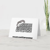 笑わされる失読症ジョーク カード (裏面)