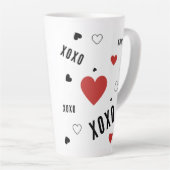 笑わされる最高の友の皮肉ハッピーバースデー カフェラテマグ (右アングル)