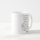 笑わされる気散おもしろい コーヒーマグカップ (正面右)