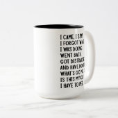 「笑わされる見来た見たよ引用文 ツートーンマグカップ (正面右)