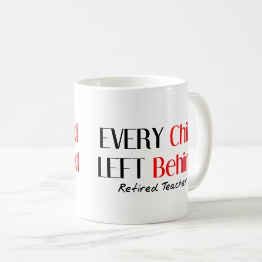 笑わされる退職した先生 コーヒーマグカップ (正面右)