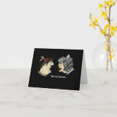 笑わされる願い カード (黄色い花)