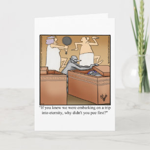 笑わされるBoa Voyage Umous Greeting Card カード