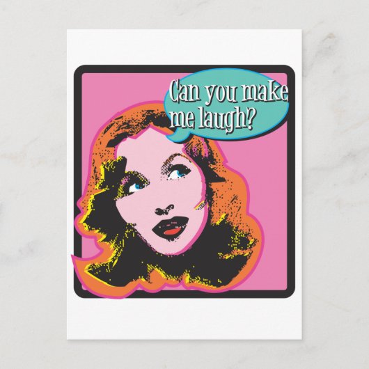笑わせてくれ ポストカード (正面)