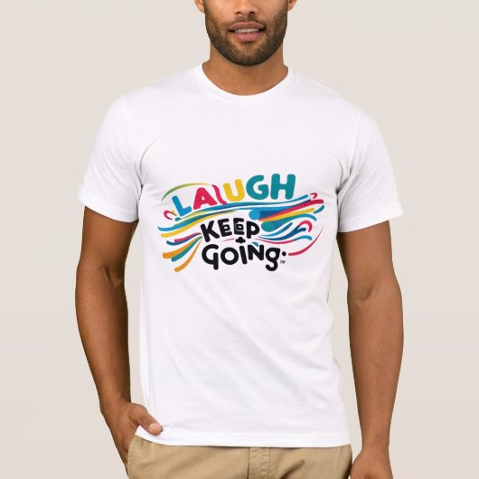 笑保いとやる気を起こさせるTシャツ Tシャツ (正面)