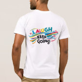 笑保いとやる気を起こさせるTシャツ Tシャツ (裏面)