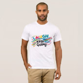 笑保いとやる気を起こさせるTシャツ Tシャツ (正面フル)
