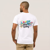 笑保いとやる気を起こさせるTシャツ Tシャツ (裏面フル)