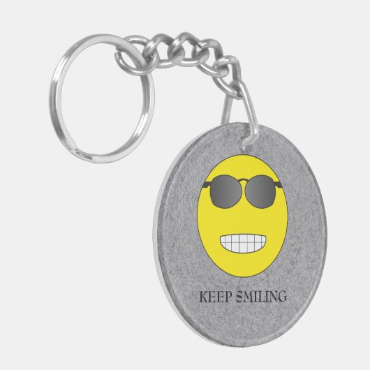 笑保う キーホルダー (正面左)