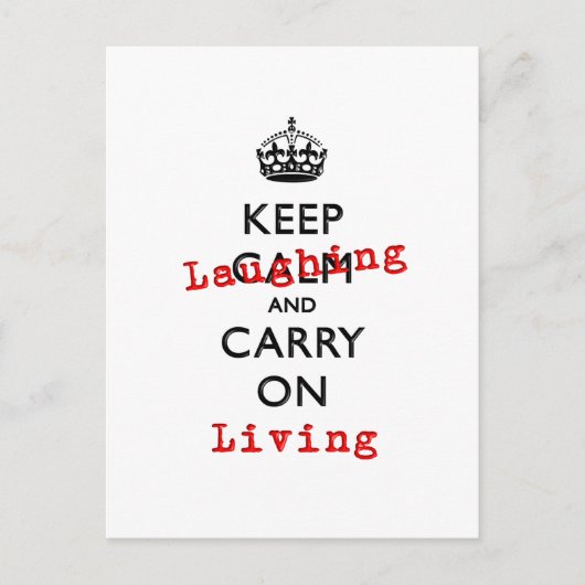 笑保う ポストカード (正面)