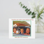 笑気ガス ポストカード (スタンド正面)