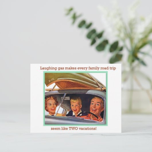 笑気ガス ポストカード (スタンド正面)