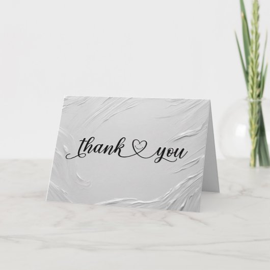 笑顔ありがとうハート サンキューカード (正面)