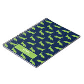 笑顔おもしろいのアリゲーター ノートブック (左側)