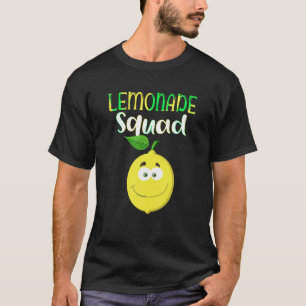 笑顔おもしろいのレモ間抜けンサマーレモネードチームT Tシャツ