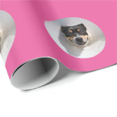 笑顔おもしろいの犬 ラッピングペーパー (ロールコーナー)