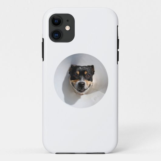 笑顔おもしろいの犬 Case-Mate iPhoneケース (裏面)