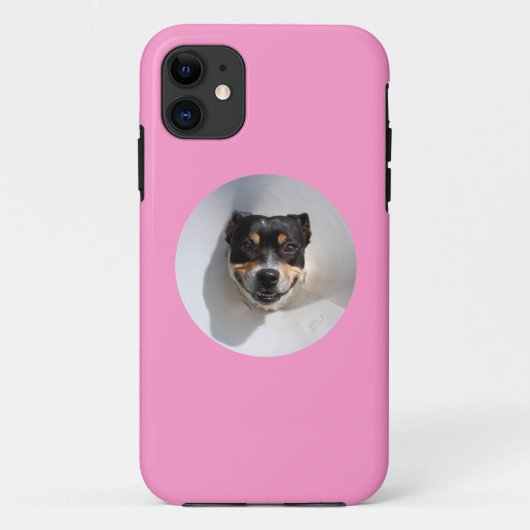 笑顔おもしろいの犬 Case-Mate iPhoneケース (裏面)