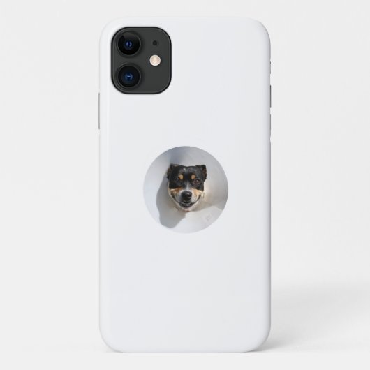 笑顔おもしろいの犬 Case-Mate iPhoneケース (裏面)