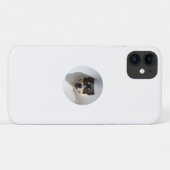 笑顔おもしろいの犬 Case-Mate iPhoneケース (裏面(横))
