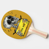 笑顔おもしろいスカル 卓球ラケット (横)