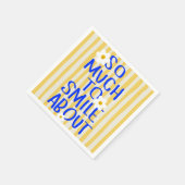 笑顔がいっぱい スタンダードカクテルナプキン (角)