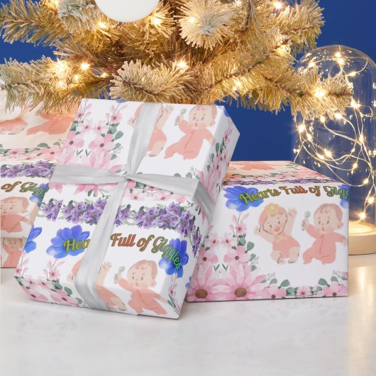 笑顔がいっぱい ラッピングペーパー (クリスマス)