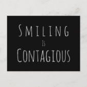 笑顔が伝染はがき ポストカード (正面)