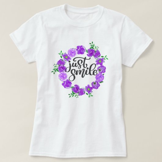 笑顔でいよう Tシャツ (デザイン正面)