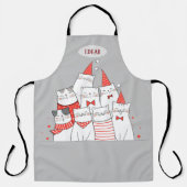 笑顔でカスタマイズ可能 エプロン (正面)